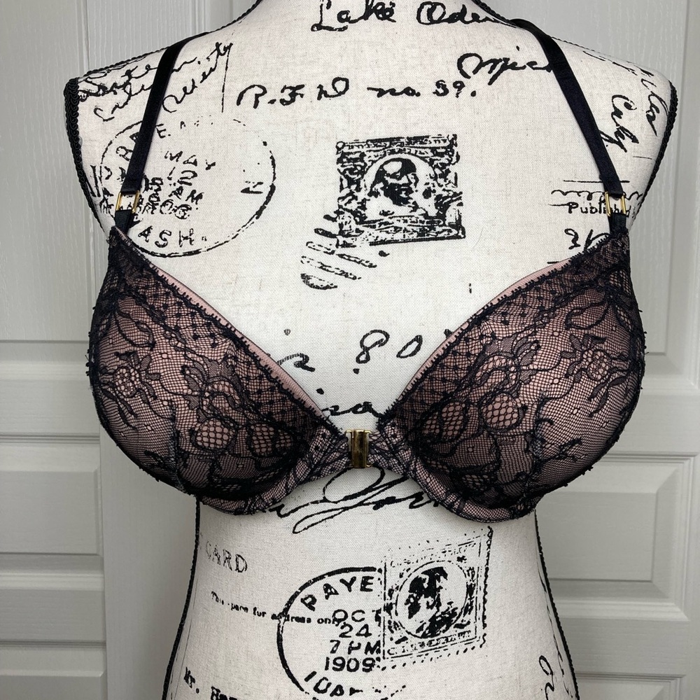 Black Lace Bra
